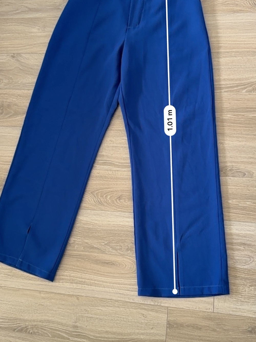 Wide-Leg Women's Pants in Deep Blue